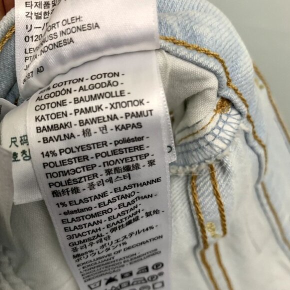 NWT Levi's® Premium RIBCAGE STRAIGHT ANKLE WOMEN'S JEANS Light Wash 31 x 27 - Picture 12 of 16